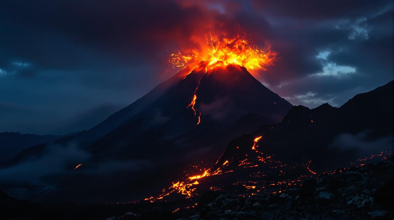 王牌影院-王牌影院HDR：火山爆发震撼实拍